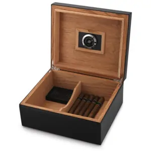 ectq8vpht9170b_0 jpg - Estojo de Charutos em Couro, Capacidade para 25 50 Charutos, Design Elegante, Caixa de Cedro Espanhol Maciço, Controle de Umidade,MEGACRA.