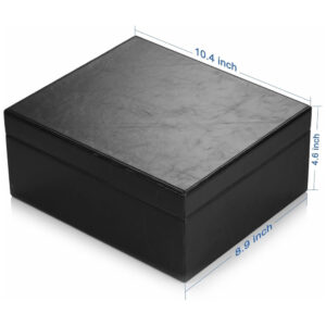 ectq8vpht9170b_7 jpg - Estojo de Charutos em Couro, Capacidade para 25 50 Charutos, Design Elegante, Caixa de Cedro Espanhol Maciço, Controle de Umidade,MEGACRA.