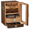 ectqcymk5gqc0b_0 jpg - Humidor de charutos com Capacidade para Armazenar de 100 a 150 Cigarros, Gavetas e 3 Umificadores de Cigarros, Design Único e Material de Qualidade
