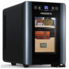 Gabinete Umidor Elétrico Needone 8L Preto com Resfriamento e Aquecimento 240V