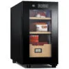 ectqx2py9yw90b_0 jpg - Umidor para Charutos Elétrico 23L com Prateleiras de Cedro Espanhol e Higrômetro Digital, 110V, NEEDONE NO-23A, Preto