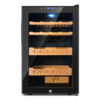 Humidor Elétrico Velieta 70L Preto para 400 Charutos com Controle Digital de Temperatura e Umidade 115V