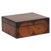 Humidor Quality Importers Walnut com Tecnologia SureSeal e Divisor de Cedro Espanhol para 25 50 Charutos