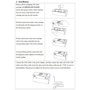 Umidificador Eletrônico HumidiCup S1 Branco Cinza Controle Automático 5V