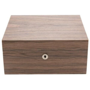 Humidor para Ervas Cannador 9 Cepas Madeira Mogno com Sistema de Controle de Umidade