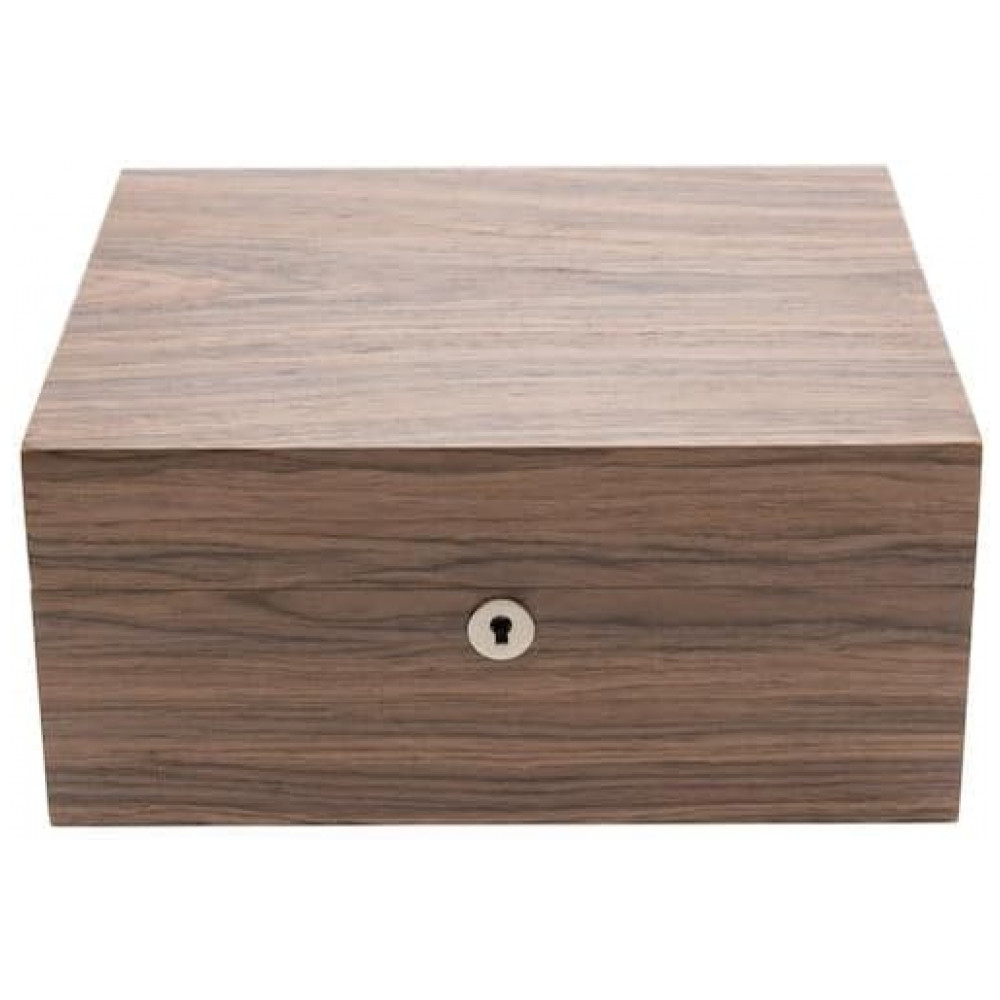 Humidor para Ervas Cannador 9 Cepas Madeira Mogno com Sistema de Controle de Umidade