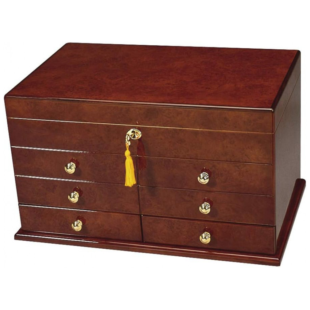 Humidor Quality Importers Ravello Marrom Capacidade 300 Charutos Cedro Espanhol