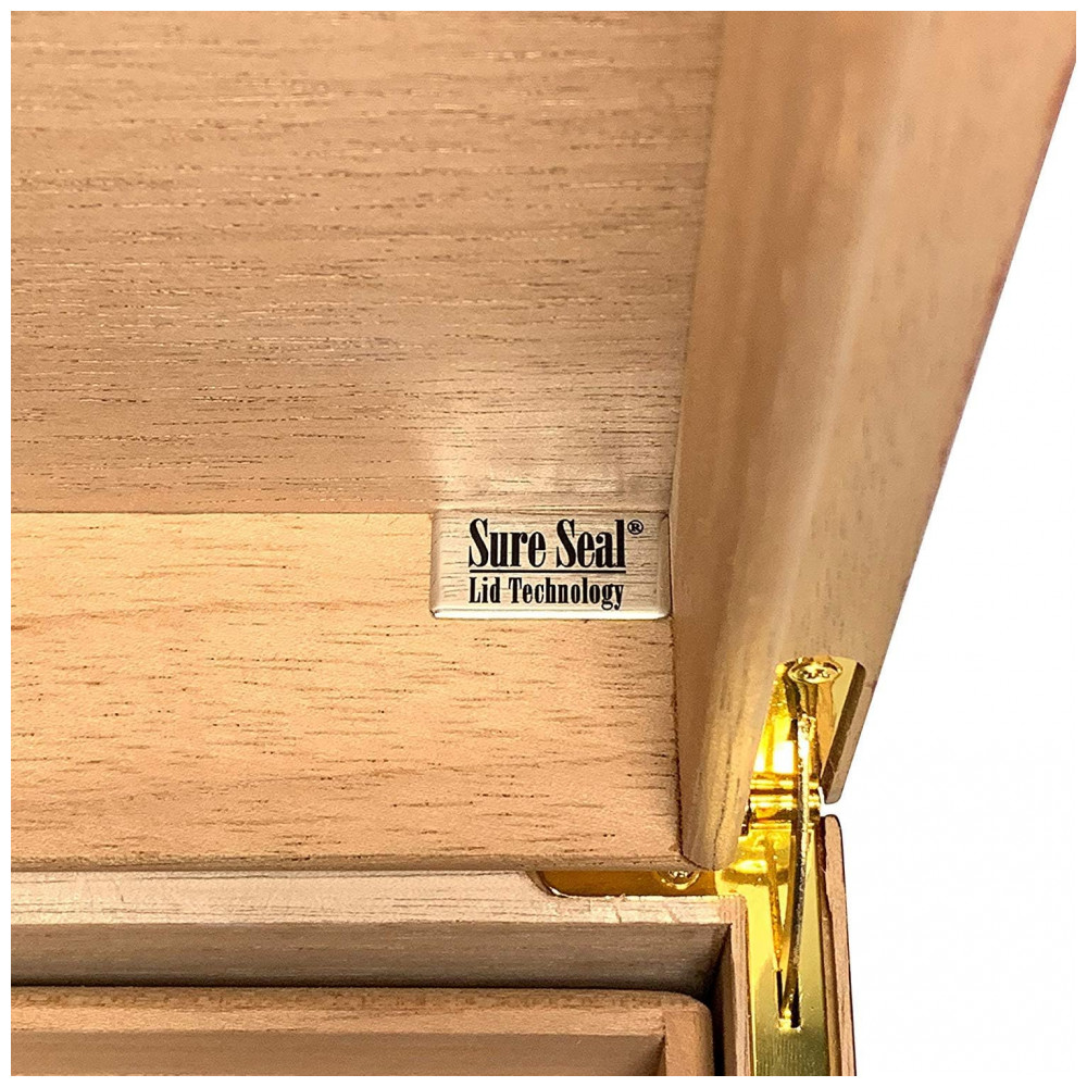 Humidor Quality Importers Ravello Marrom Capacidade 300 Charutos Cedro Espanhol