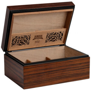 Humidor Desktop Dane Médio Madeira Rosewood Capacidade 56 100 Charutos Cedro Espanhol
