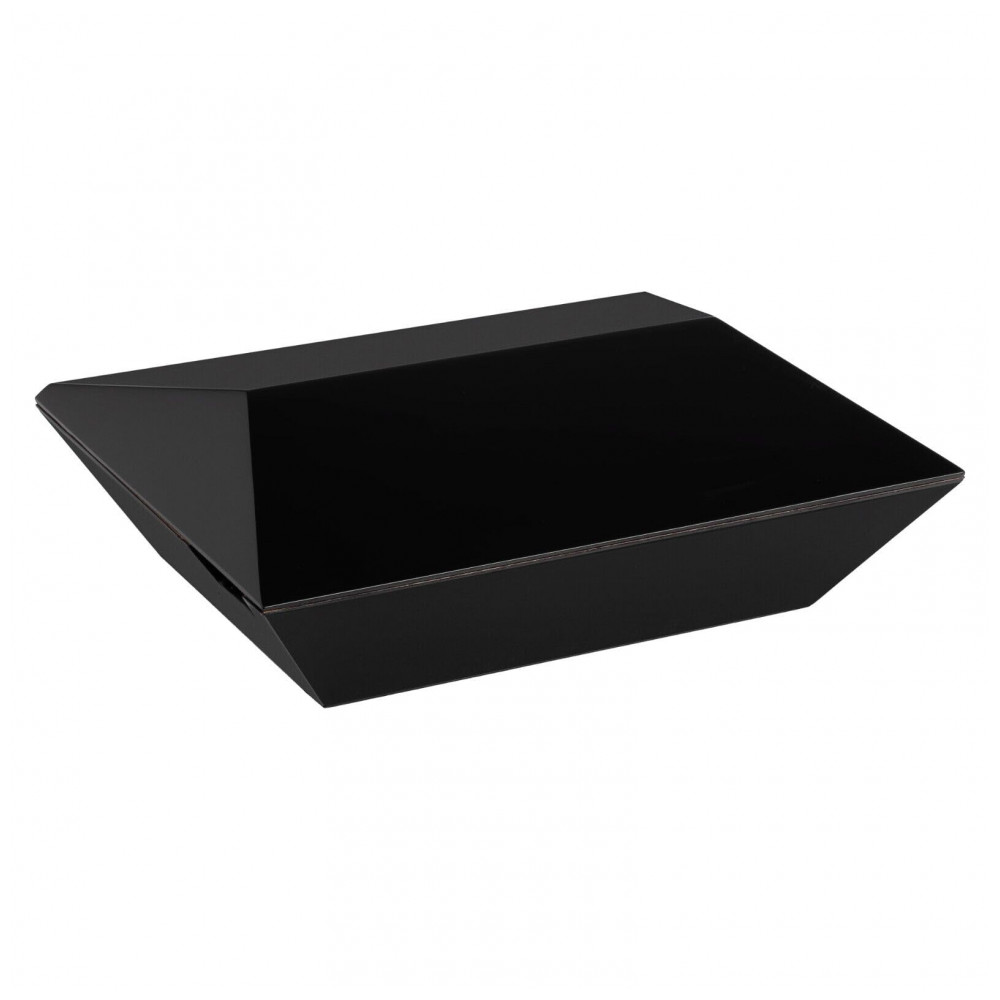 Humidor Supreme Aria Preto Angulares Cedro Espanhol 40 80 Charutos