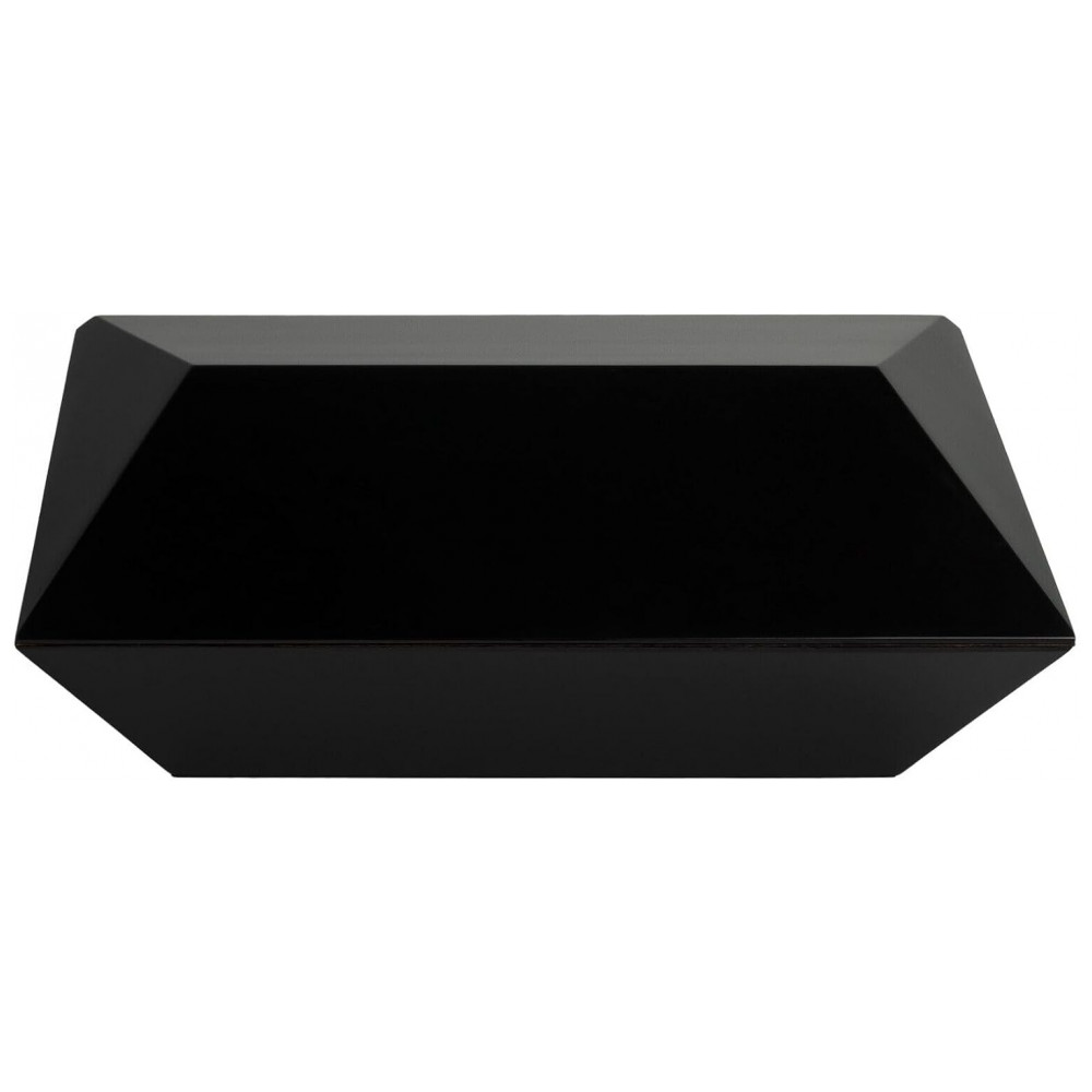 Humidor Supreme Aria Preto Angulares Cedro Espanhol 40 80 Charutos
