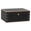 Humidor Desktop Humidor Supreme Carvalho Cinza com Detalhes em Bordo para 45 80 Charutos