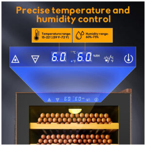 Humidor Elétrico Velieta 70L Marrom Preto Capacidade 400 Charutos Controle Digital 115V