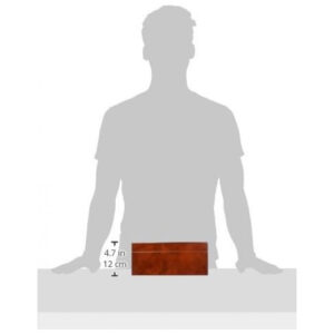 Humidor Orleans Group Marrom Capacidade 40 Charutos Acabamento Burl com Umidificador