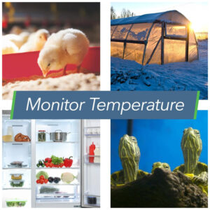 Sensor de Temperatura e Umidade SensorPush HT1 Azul Smart Bluetooth com App de Monitoramento