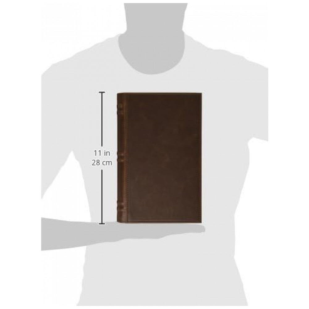 Humidor Portátil Prestige Import Group Marrom The Novelist Design Livro até 10 Charutos