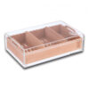 Humidor para Charutos Northwoods Acrílico Transparente 75 Unidades com Sistema Boveda