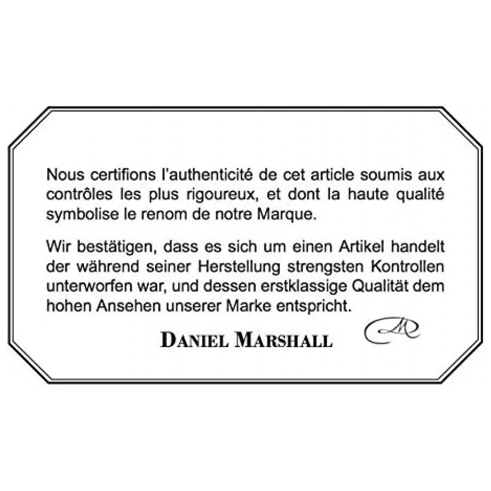 Humidor para Charutos Daniel Marshall 125 Unidades Madeira Burl com Bandeja Removível