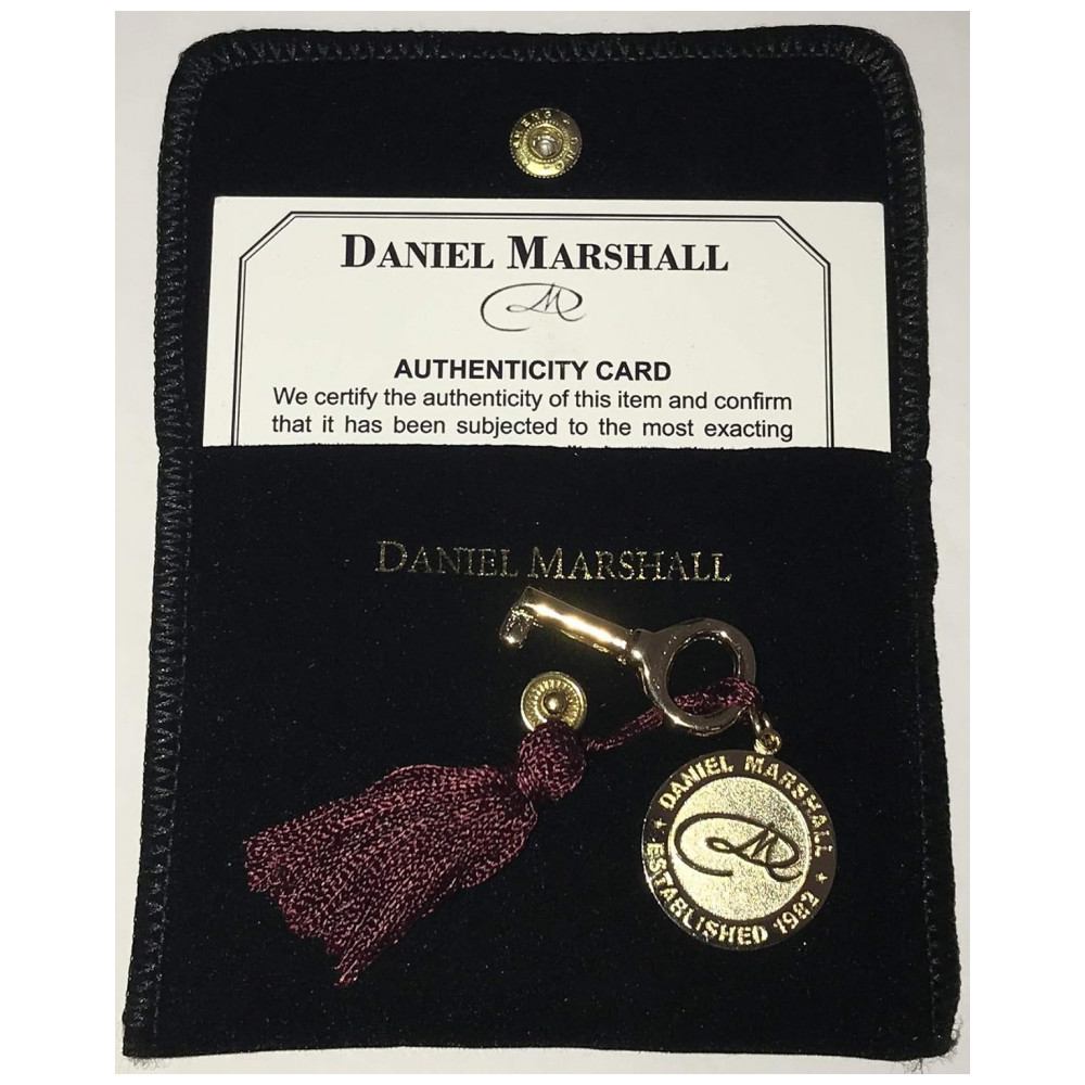 Humidor para Charutos Daniel Marshall 125 Unidades Madeira Burl com Bandeja Removível