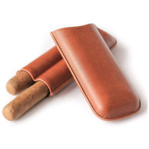 Kit Cortador de Charutos Case Elegance Aço Escovado com Isqueiro Maçarico Duplo e Estojo de Viagem