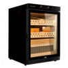 Humidor Elétrico Raching MON800A Preto Controle Climático 600 Charutos 140L 110V