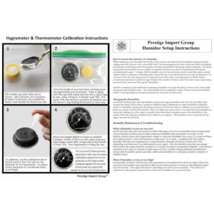 Humidor para Charutos Prestige Import Group LemansGT Preto com Fechadura Biométrica e Iluminação LED Capacidade 120 Charutos