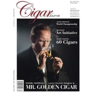 Humidor de Cigarro Daniel Marshall Madeira Burl Capacidade 100 Cigarros Artesanal