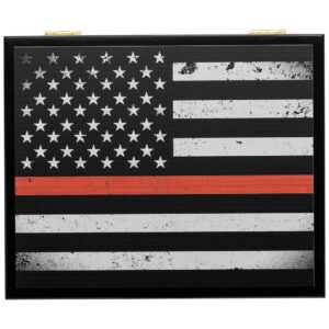 Humidor Supreme Preto Série Red Line 20 Charutos Cedro Espanhol Interior
