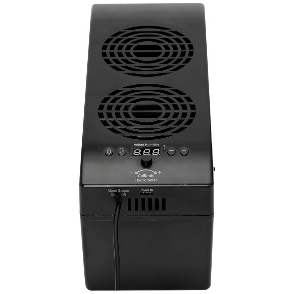 Umidificador Eletrônico Hydra HYDRA LG Preto com Controle Remoto para Humidor até 453 Litros 110V
