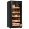 Humidor Elétrico FANKAI Preto 105L Controle Termostático Umidostático Prateleiras Cedro LED Fechadura Digital 110V