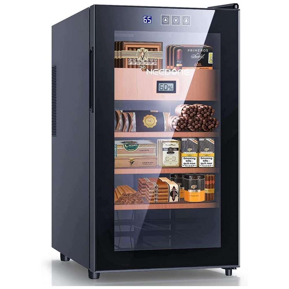 Humidor Eletrônico NEEDONE Preto Capacidade 350 Charutos Resfriamento e Aquecimento 48L