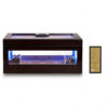 Humidor para Charutos Woodronic Cristal com Iluminação LED de 6 Cores e Higrômetro Digital 120 Unidades