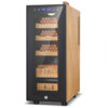 Humidor Elétrico Velieta Preto Marrom 35L Termoelétrico Controle Digital Tela LED 250 Charutos