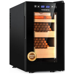 Umidor Elétrico NEEDONE 23L Pro 1S Preto Controle Inteligente 150 Charutos 110V