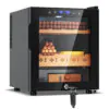 Gabinete Umidificador de Charutos Tylza 50L FM50CH Preto com Controle Digital e Cedro Espanhol 115V