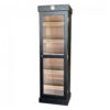 Humidor Torre Humidor Supreme Preto com Prateleiras Ajustáveis Capacidade 3000 Charutos