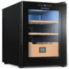 Humidor Elétrico NEEDONE 280 Charutos Preto Controle Temperatura Aquecimento e Resfriamento 120V