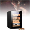 Umidor Elétrico JTYMZYY 50L Preto Madeira de Cedro com Controle Touch 240V