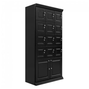 Humidor Supreme Locker Pequeno para 5.000 Charutos com 14 Compartimentos Trancáveis e Interior em Cedro Espanhol