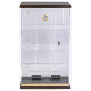 Humidor Cigarro Prestige Import Group Nogueira 250 Charutos Acrílico Madeira